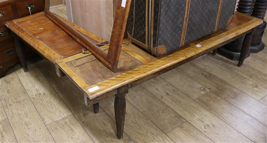 Corner library bench W.158cm